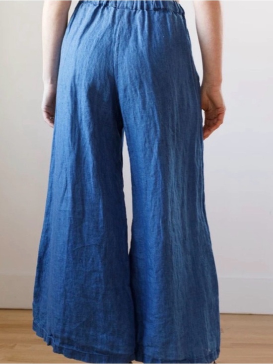CP Shades Wendy Pant in Bleached Indigo Linen